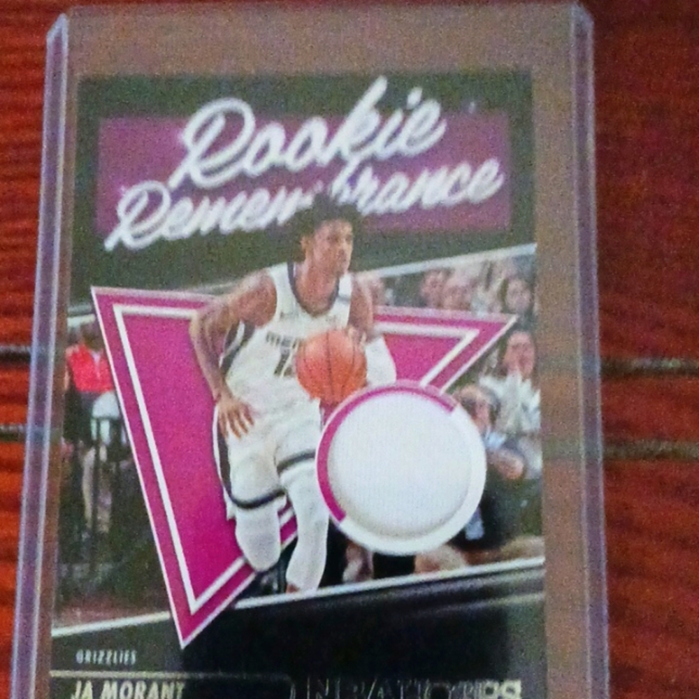 Game worn ja Morant rookie remembrance 21/22 jersey. Not numbered but it is mint